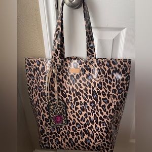 SOLD Consuela Blue Jag Basic Bag & Luggage Tag